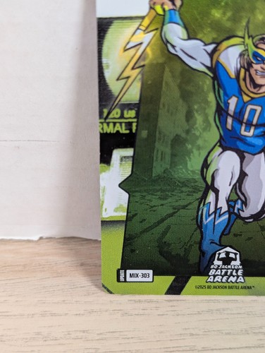 Justin Herbert: Bo Jackson Battle Arena Boltage MIX-303 Battlefoil SSP Glow Tape - Picture 4 of 10