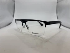 Columbia C3039 002 59/18 150 Men’s Black Half Rim Ext. Size Eyeglass Frames