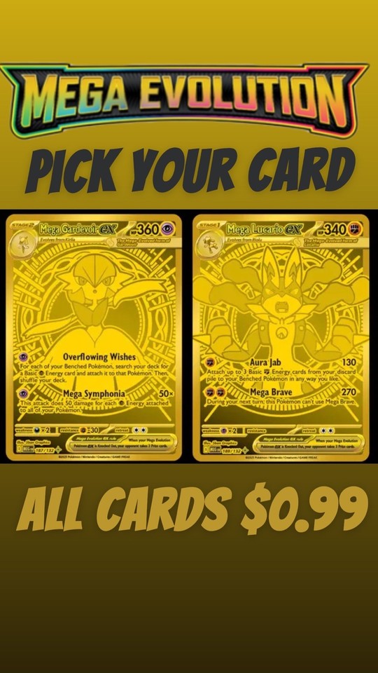 Pokémon TCG | ME01: Mega Evolution | Choose Your Card