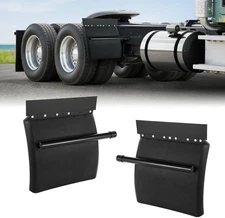 Poly Quarter Fender 24"x24" Set for Semi Truck Freightliner Kenworth Peterbilt