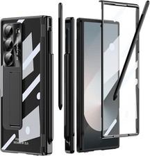 Samsung Galaxy Z Fold 6 Case with S Pen Holder Slim Stylus, Kickstand Cover