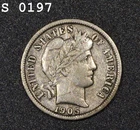 1905 Barber Dime "VF+" *Free S/H After 1st Item*