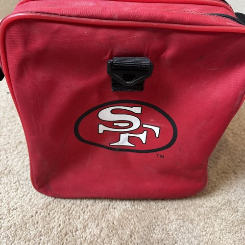 Vintage 90’s APEX ONE San Francisco 49ers Duffle Bag NFL Football Red Gym Strap - Bild 6 von 11