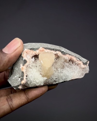 Natural Scolecita Heulandita Stilbite Minerals India #M 27 - Vídeo 1 de 1