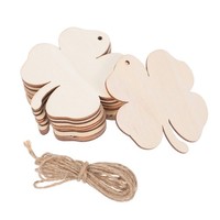 10 Pcs HolzbläTter FüR Bastelarbeiten Holzbastelformen Partygunst