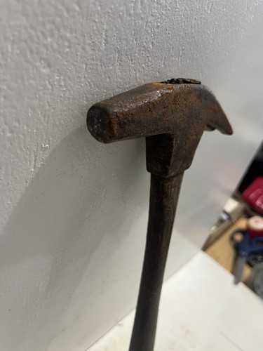 - Antique Equestrian Farrier’s Claw Hammer Unique Design Vintage Hand Tool - Picture 8 of 8