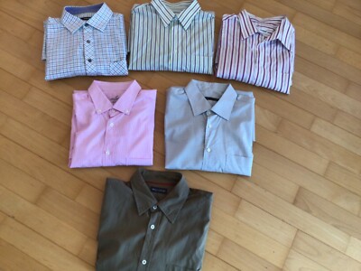 Walbusch van Lack Strellson Marćo Polo Hemd Kurzarm Herren Gr. 41-42,  XL