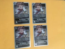 4x Ryo Akiyama (Playset) EX2-062 R Digimon CCG TCG | Digital Hazard Near Mint