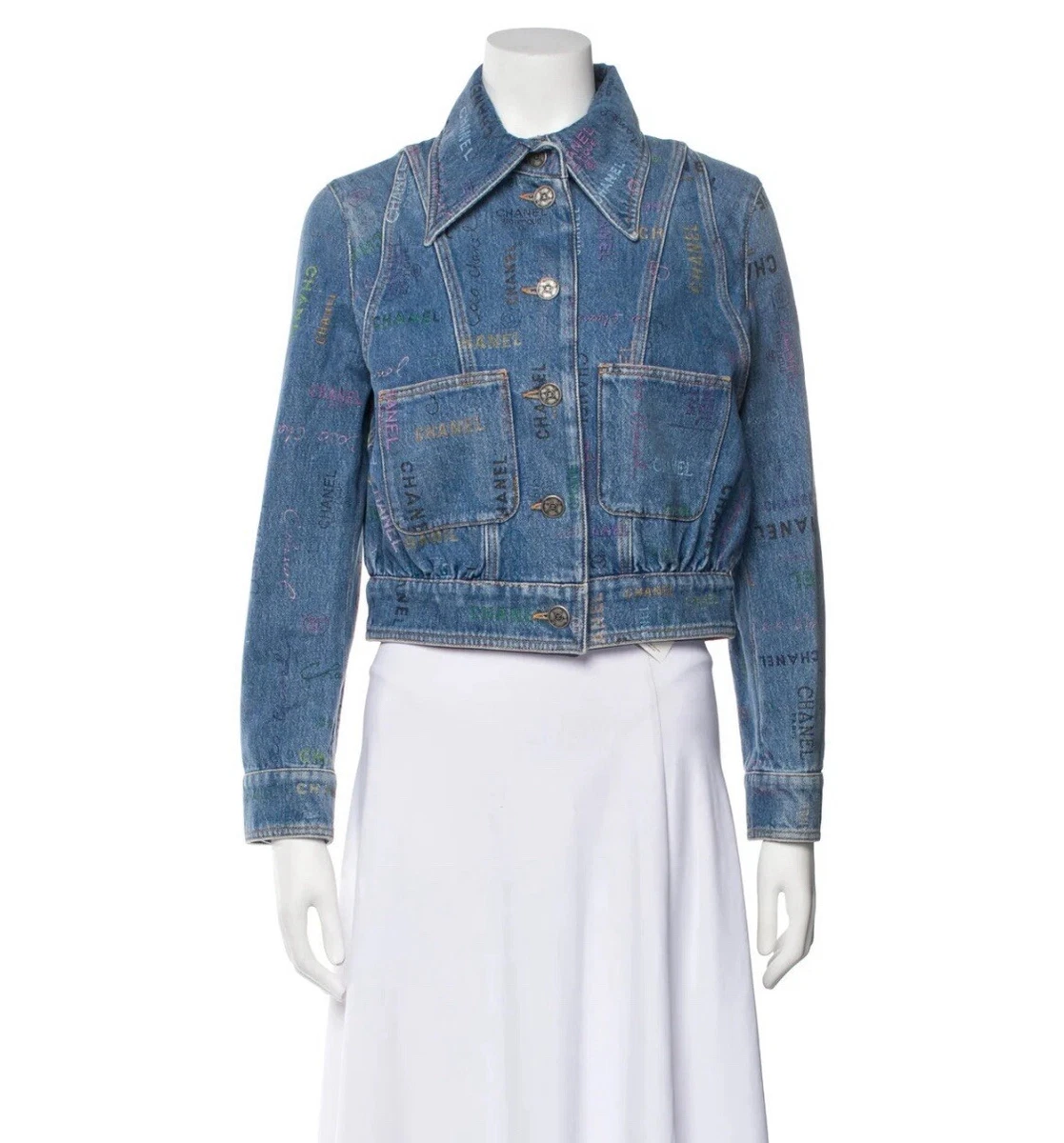 CHANEL Denim Coats, Jackets & Vests for Women for sale | eBay