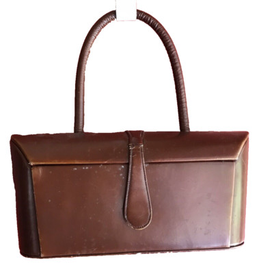 Vintage Theodor California Brown Faux leather Purse Handbag