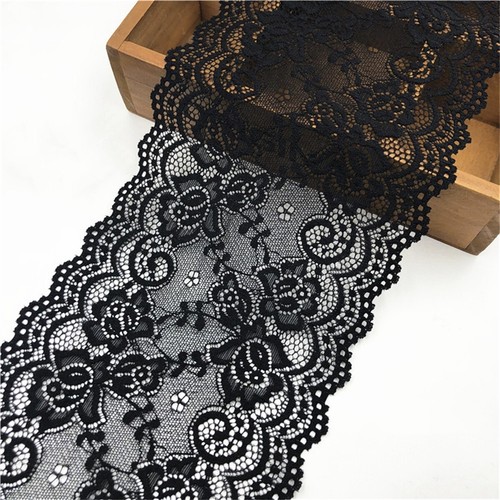 1Yd Elastic Band Lace Trim Ribbon Edge Underwear Clothing Dress Sewing Decor DIY - Picture 16 of 22