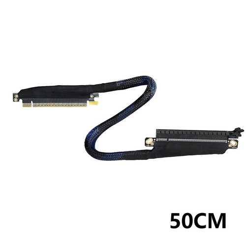 PCIE 5.0 X16 64GB\S Graphics Card Extension Cable Plated GPU Extension Cable - Picture 12 of 32