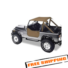 Bestop 52508-04 Traditional Tan Bikini Top For 76-91 Jeep Cj7cj8wrangler Yj