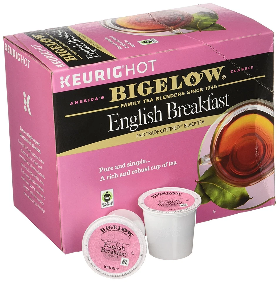Bigelow English Breakfast Black Tea 24 to 144 Count Keurig K cups Pick Any Size - Image 2 of 2