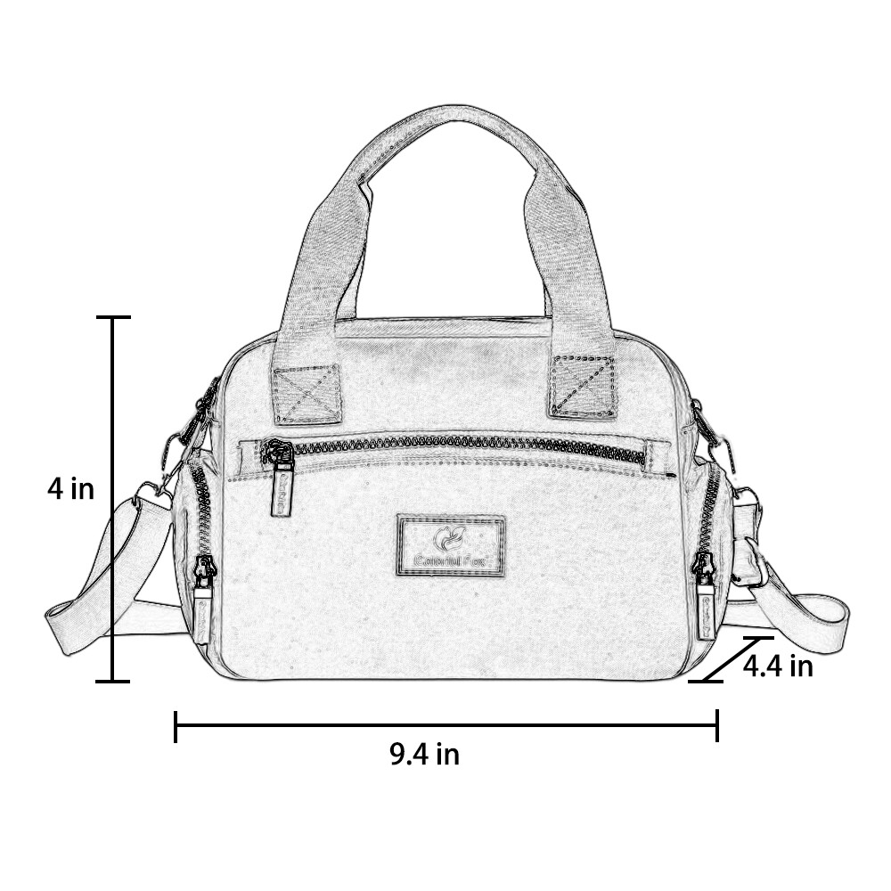 Women Portable Shoulder Bag Adjustable Strap Handbags Ladies Work