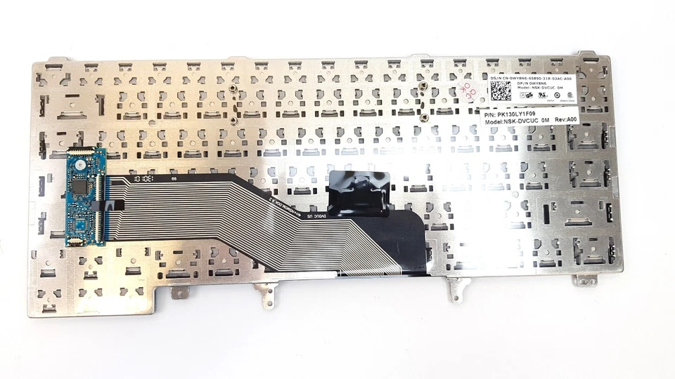 Dell Latitude E5420 83-Key Black French Canadian Keyboard WY8N6 PK130LY1F09 - Image 2 of 3