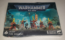 Warhammer 40K: Aeldari Fire Dragons GAW46-46 SEALED Damaged Box