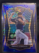 2021 Panini Select Ssp Marco Gonzales Blue Pulsar FOTL  13/13 !Seattle Mariners 