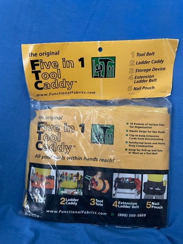 The Original Five in One TOOL CADDY Brand NEW Tool Belt Ladder Caddy Tote Pouch - Picture 7 of 8
