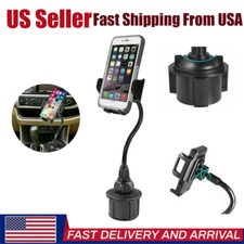 NEW Universal Adjustable Car Mount Gooseneck Cup Holder Cradle for Cell Phone