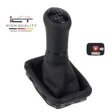 1996 - 2000 ICT Schaltknauf Schaltsack Leder für Mercedes SLK R170 schwarz C64