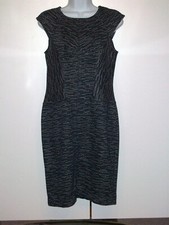Ann Taylor Dress--NWT $98--Size 4--Navy/White Classic Design--Figure Flattering 