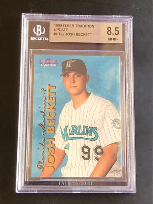 1992 Fleer Tradition Update #U122 Josh Beckett Rookie Card BGS 8.5 NM-MT+