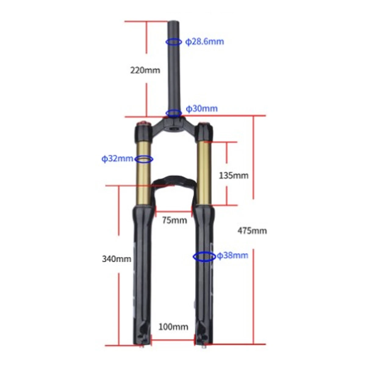 24 suspension hot sale forks mtb