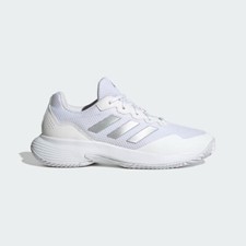 Image of adidas Trainers Womens Gamecourt 2.0 Tennis White Shoes Sports