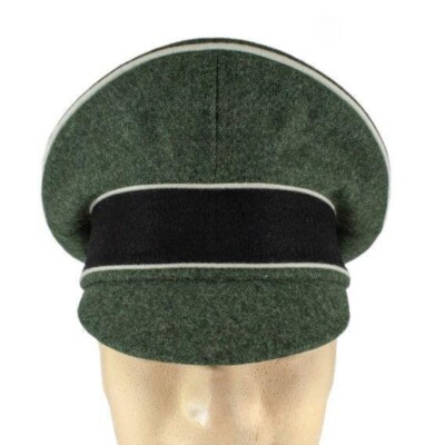 WW2 German Waffen SS M37 EM/NCO M1938 Infantry Officer Wool Visor