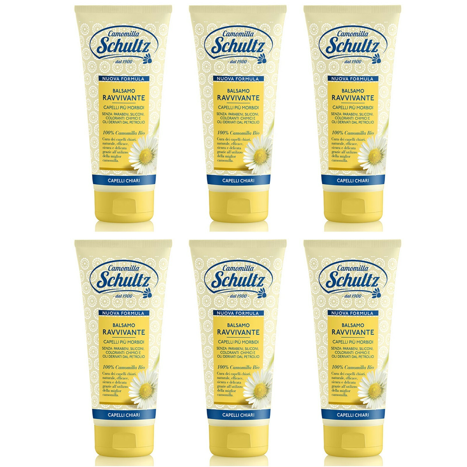 Offerta 6x Balsamo Schultz 200ml Ravvivante alla Camomilla Bio - Prezzo Stock