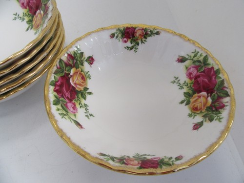 Royal Albert Old Country Roses Set 6 Pudding Fruit Dessert Bowl - Picture 3 of 6