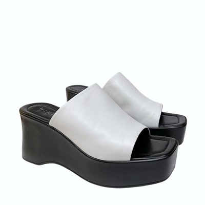 Vintage 90s Y2K Nine West White Leather 