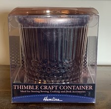 Gold- Rose Gold Thimble Craft Container