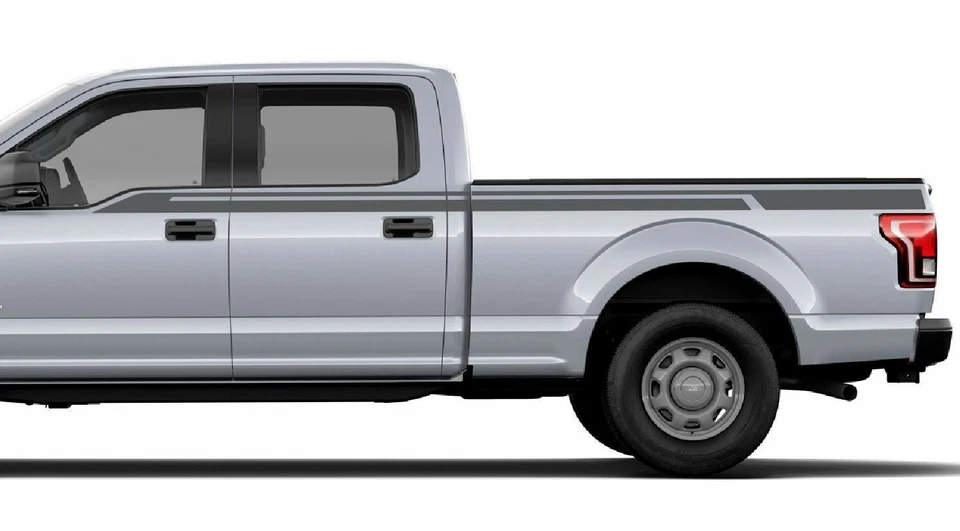 Shift F150 Side C Stripe 3M Vinyl Sticker Graphic Decal Kit Ford 2015-2017 - Image 2 of 4