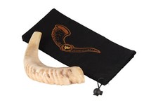 Ram Horn Jewish Blowing Shofar 10-12 Inches Synagoge Prayer Plus Bag