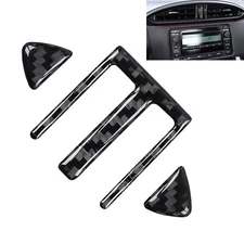 Real Carbon Fiber Center Air Vent Outlet Frame Trim Cover Fits 13-20 BRZ 86 FRS