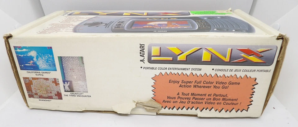 Consola portátil Atari Lynx II PAG-0401 casi completa en caja + juego Warbirds Foto 4 de 4