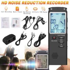 Lecture Digital Voice Recorder Dictaphone Audio MP3 Sound Mini Spy Recorder Mic
