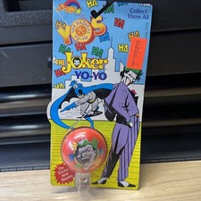 NEW Vintage 1989 Batman THE JOKER On Card YOS The Radical Yo-Yo Spectra Star D