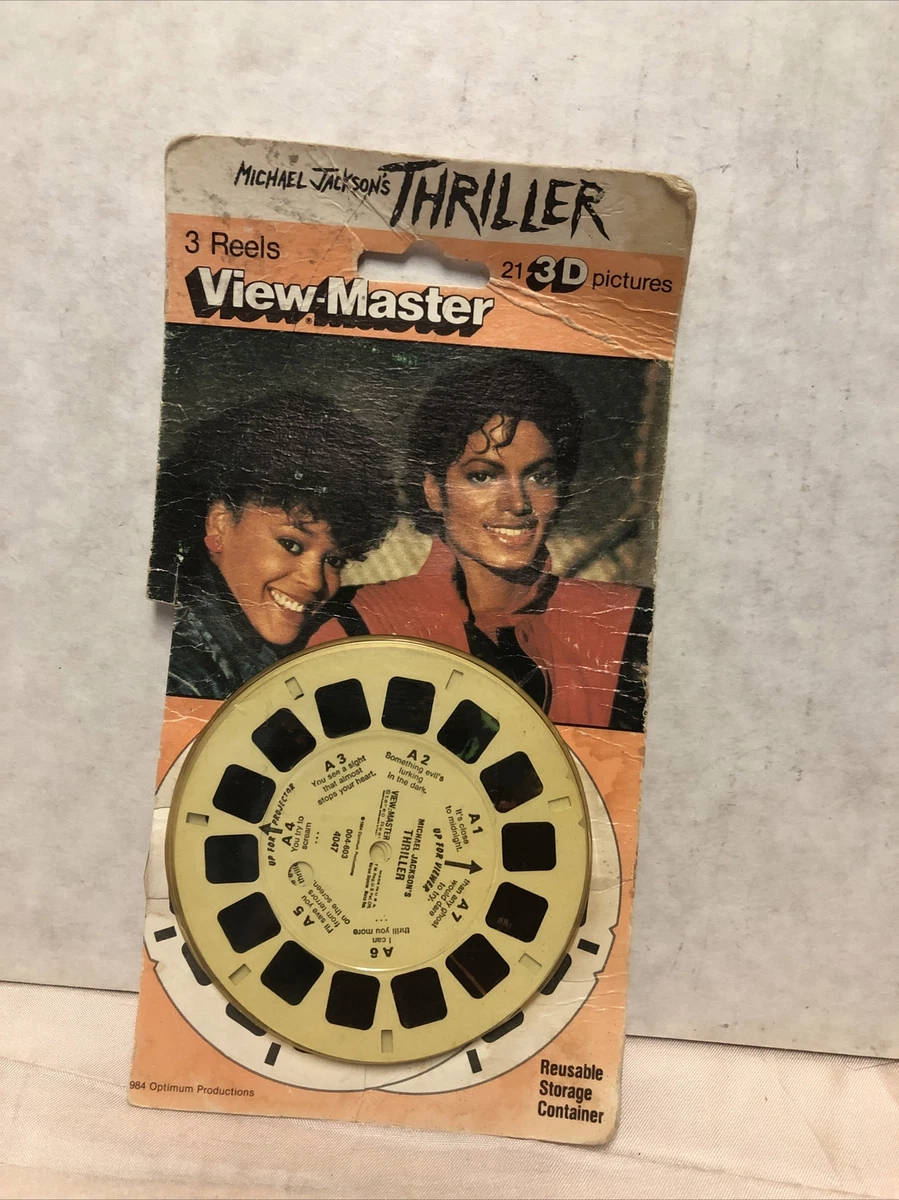 Vintage View-Master 3D Reels Michael Jackson Thriller