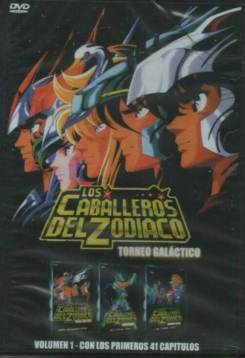 Los Caballeros Del Zodiaco Saint Seiya DVD 5 CAPITULOS Español Latino