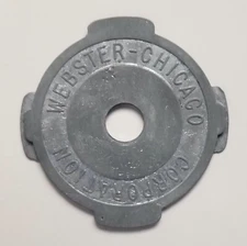 Lot of 6 Vintage 45 RPM Metal Adapter (Webster Chicago Corporation)