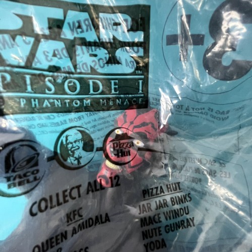 Star Wars Episodio 1 Phantom Menace Darth Maul Cup Topper Taco Campana Sigillato Nuovo - Foto 15 di 19