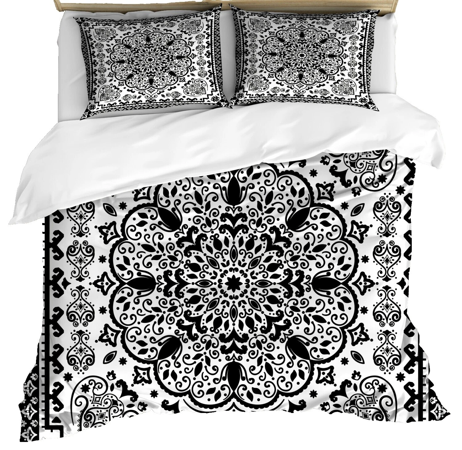 Paisley encaje Fundas de edredón y Juegos de Cama