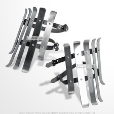 Medieval Functional Bracers Strips Armour Type C 16G Steel SCA LARP Reenactment