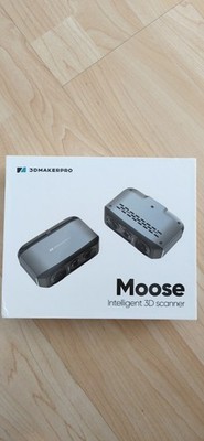 3DMakerpro 3D Scanner, 0,05mm Genauigkeit, 10FPS, für 3D-DRUCKER, Moose Lite