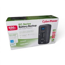 CyberPower EC650LCD ECO 650 VA /390 Watts Energy Efficient NOB