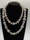 David Yurman Elements 925 Silver Bead Single /Double Strand Ball Necklace 36" — photo 10