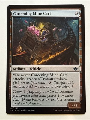 MTG The Lost Caverns of Ixalan Careening Mine Cart Foil 0247 NM
